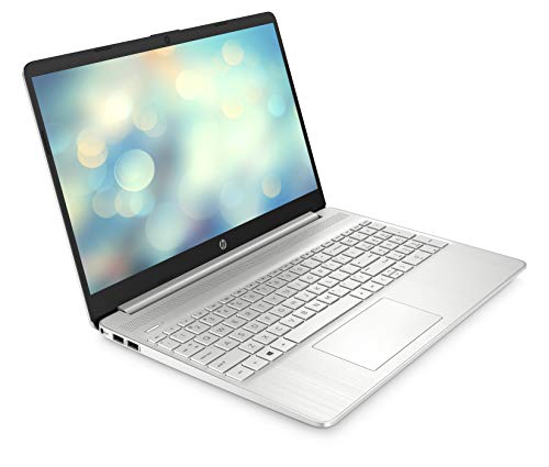 HP Laptop | 15,6" FHD Display | Intel Celeron N4500 | 4 GB DDR4 RAM | 128 GB SSD | Intel UHD Graphics | Windows 11 Home im S-Modus | QWERTZ Tastatur | Silber | inkl. Microsoft Office 365 Single