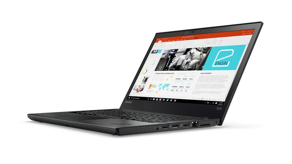 Lenovo ThinkPad T470 |1920x1080 Full HD | Intel Core i5-6300U | Windows 11 Pro | Norton Antivirus | Notebook Laptop Business (Generalüberholt) (1TB - 8GB RAM)