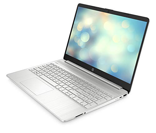 HP Laptop | 15,6" FHD Display | Intel Celeron N4500 | 4 GB DDR4 RAM | 128 GB SSD | Intel UHD Graphics | Windows 11 Home im S-Modus | QWERTZ Tastatur | Silber | inkl. Microsoft Office 365 Single